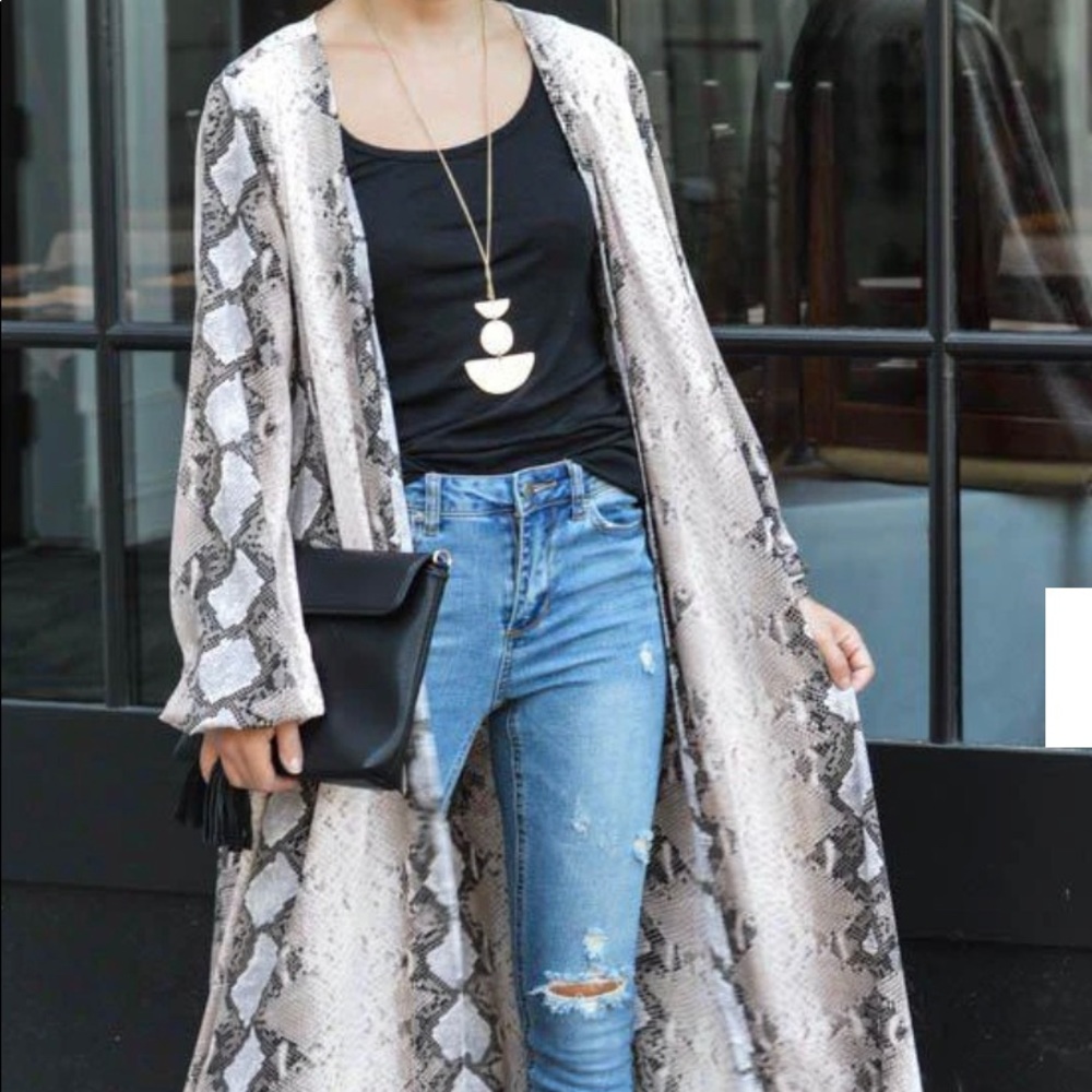 Buddy Love White-Sands Duster Kimono